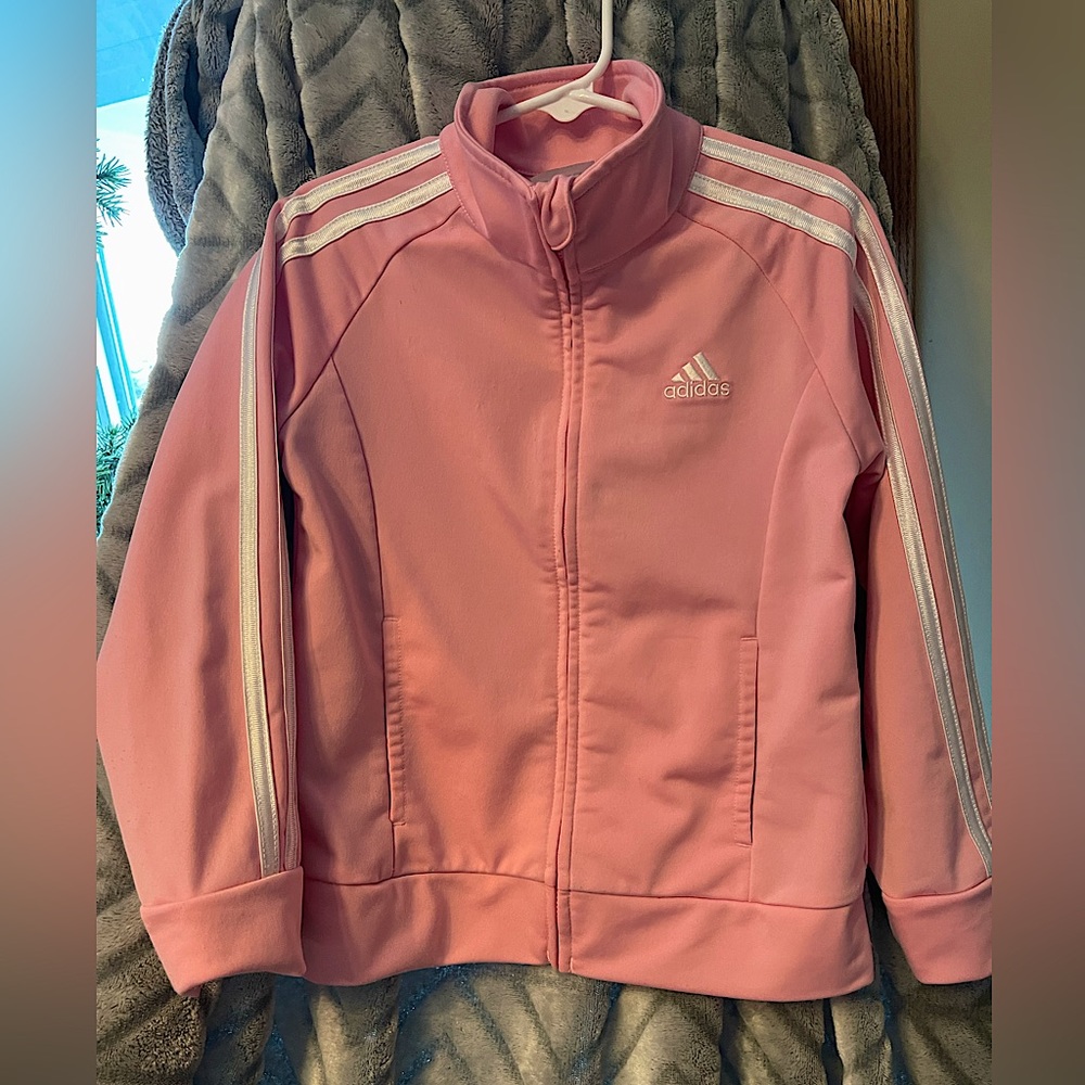 Girls Adidas Zip Up
